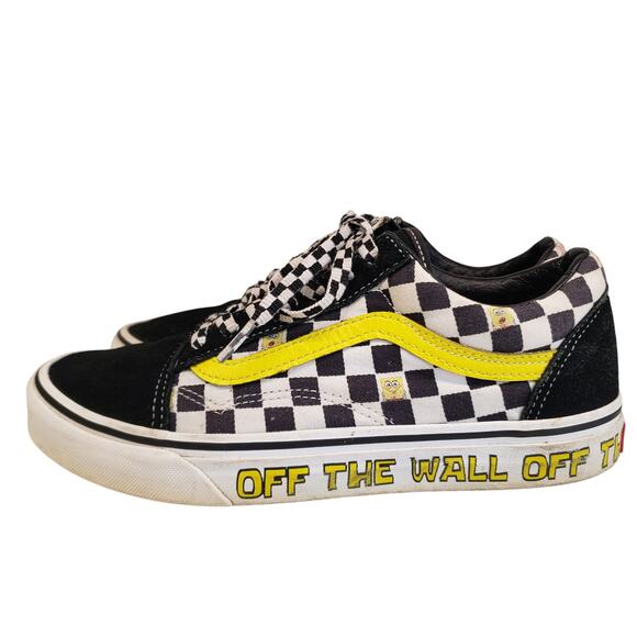 Vans SpongeBob SquarePants Old Skool Off The Wall Womens 7.5 Mens 6 - Picture 14 of 14